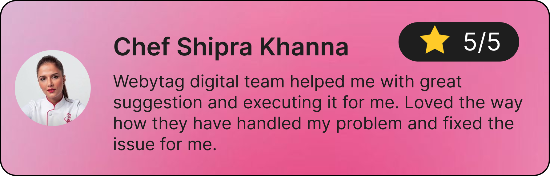 Wall Of Love 3 Chef Shipra Khanna Review